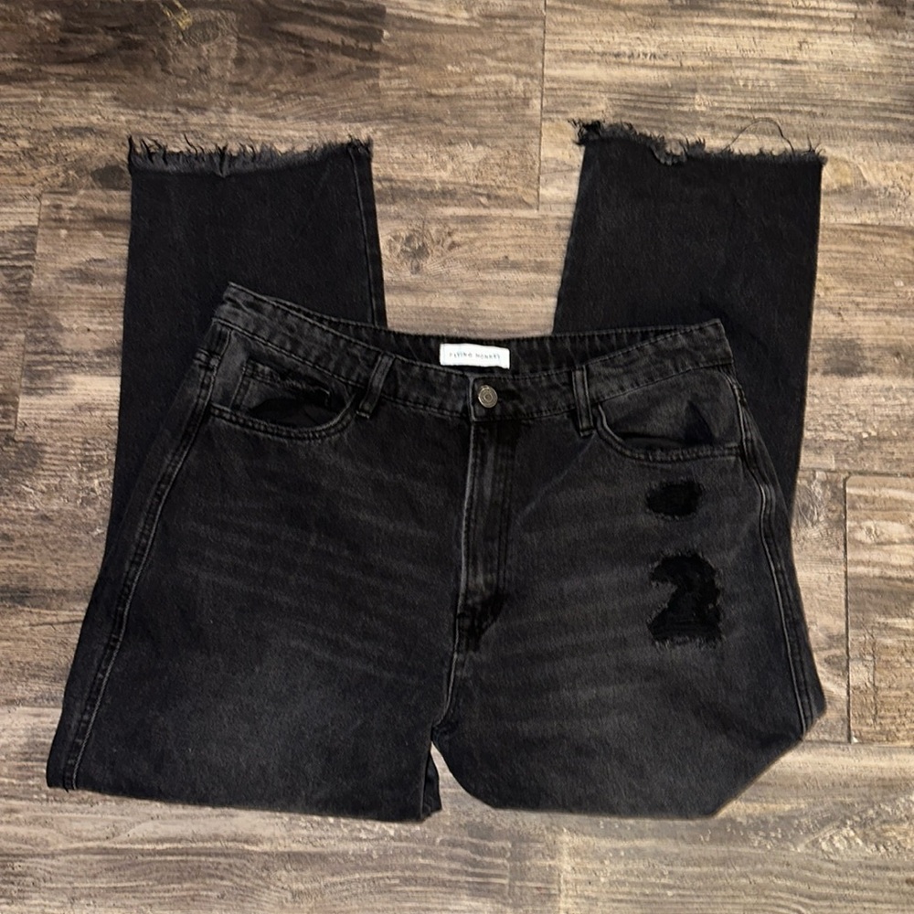 Flying Monkey Black Straight Leg Jeans